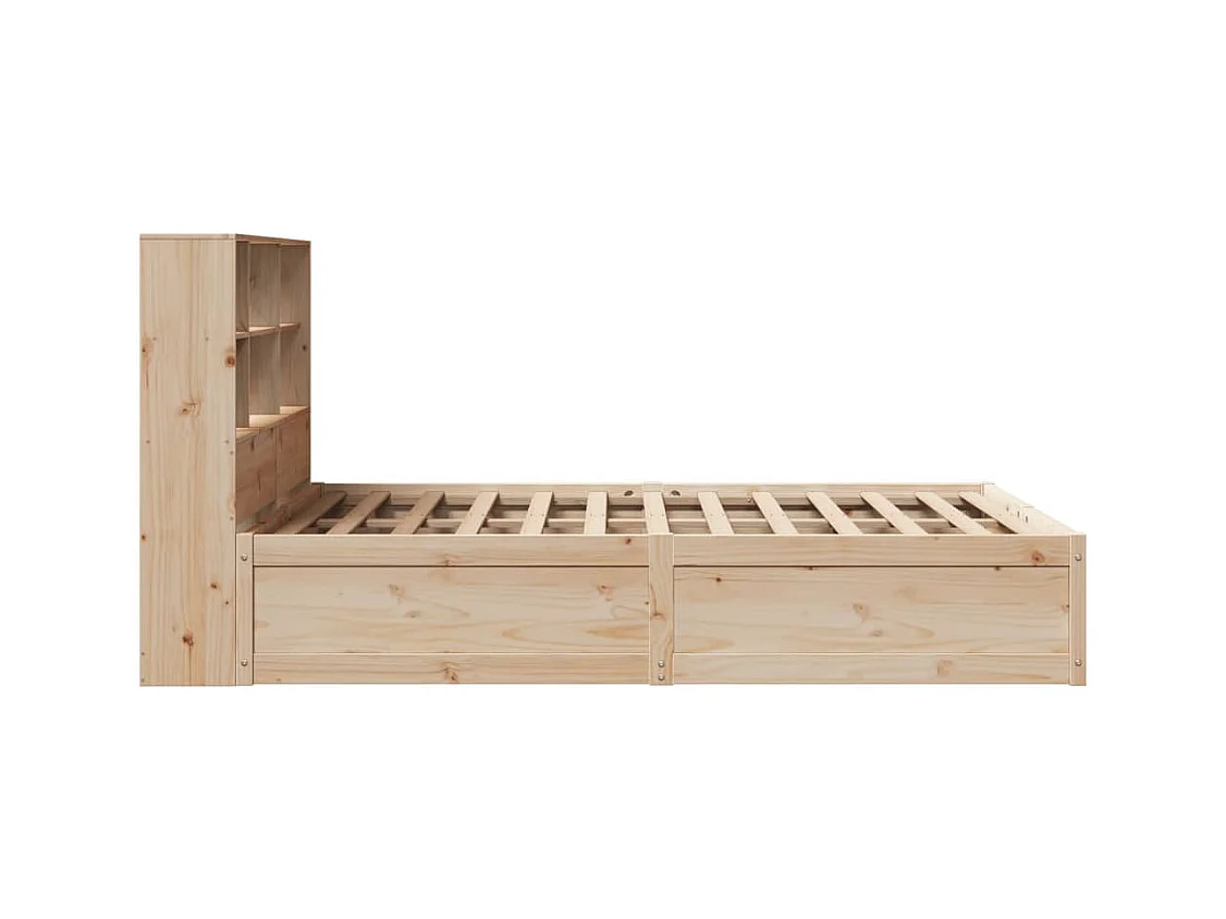 Cadre de lit sans matelas 150x200 cm bois de pin massif