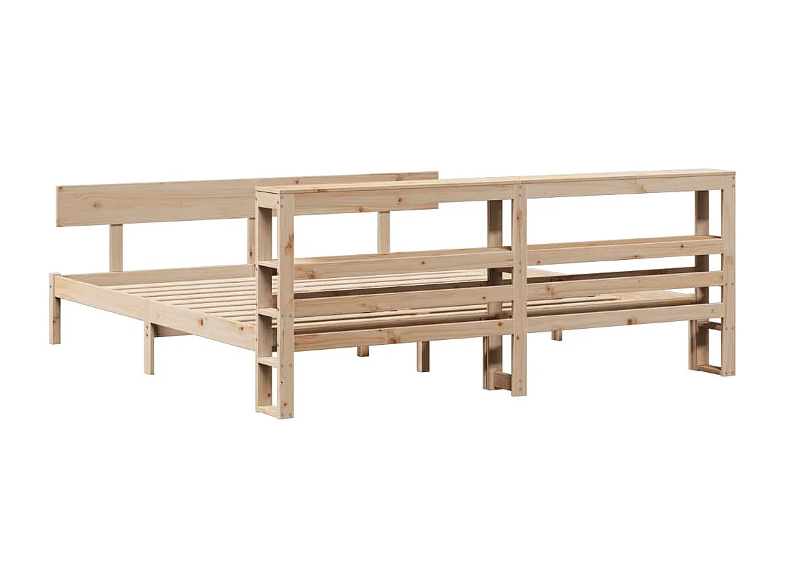 Cama sem colchão 180x200 cm madeira de pinho maciça