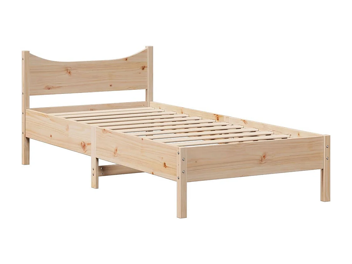 Estructura de cama con cajones madera maciza de pino 90x200 cm