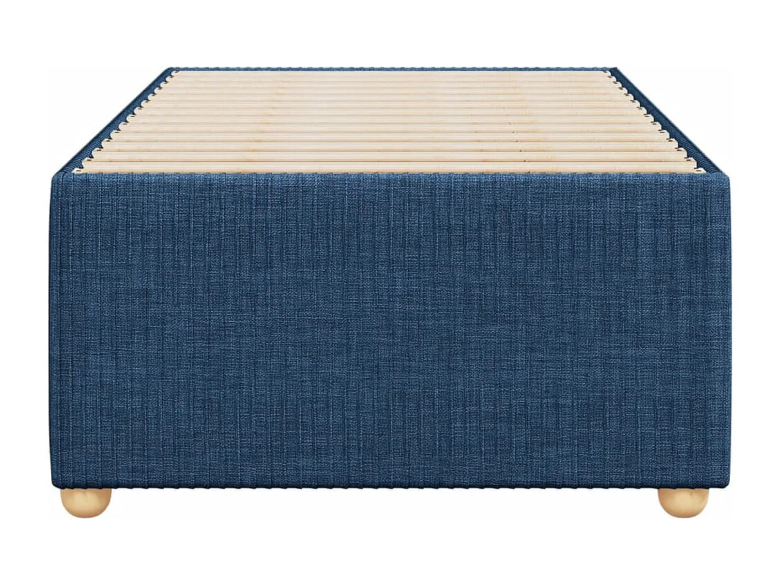 Estrutura de cama 100x200 cm tecido azul