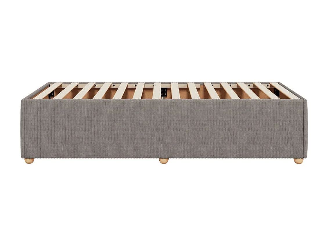 Cadre de lit Taupe 90x200 cm Tissu