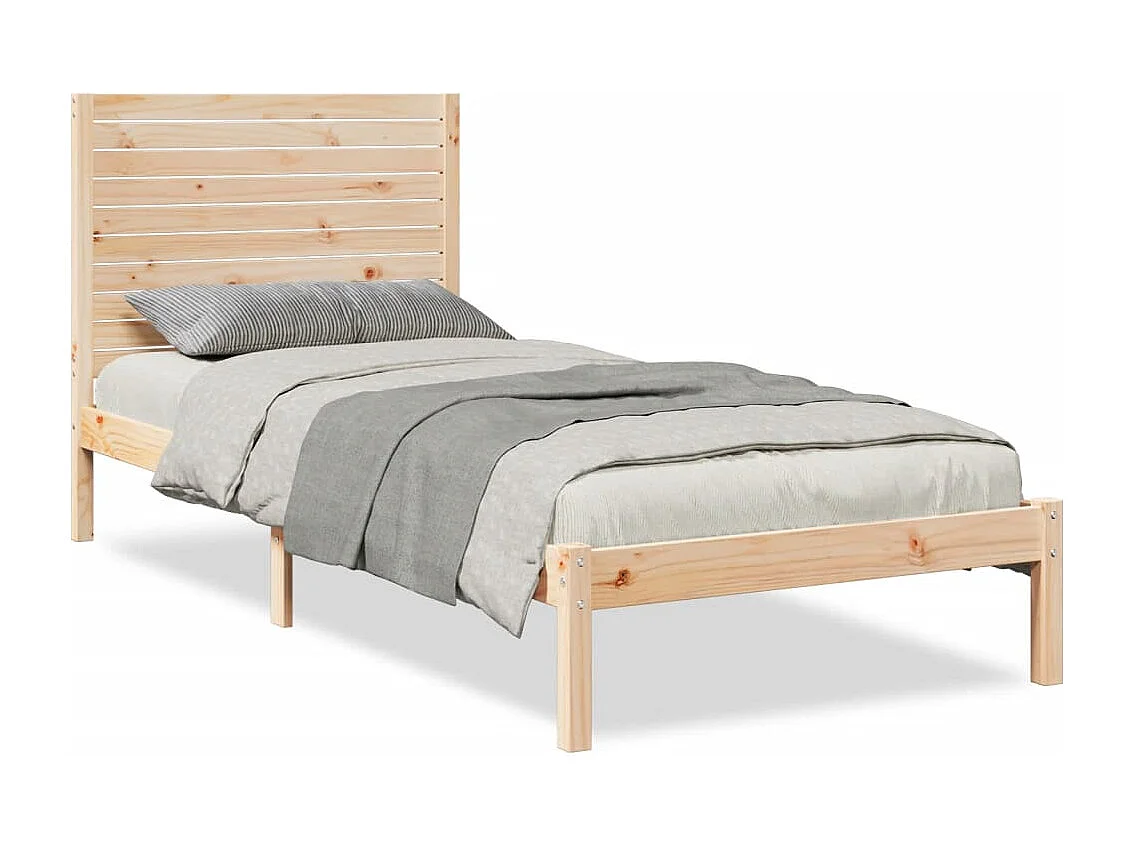 Cama extra longa sem colchão 90x210 cm madeira maciça