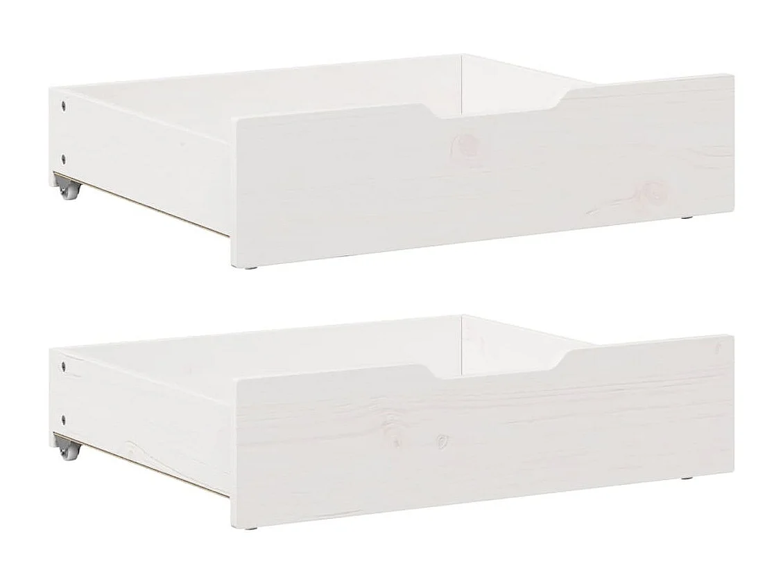 Estrutura de cama infantil c/ gavetas 70x140 cm pinho maciço