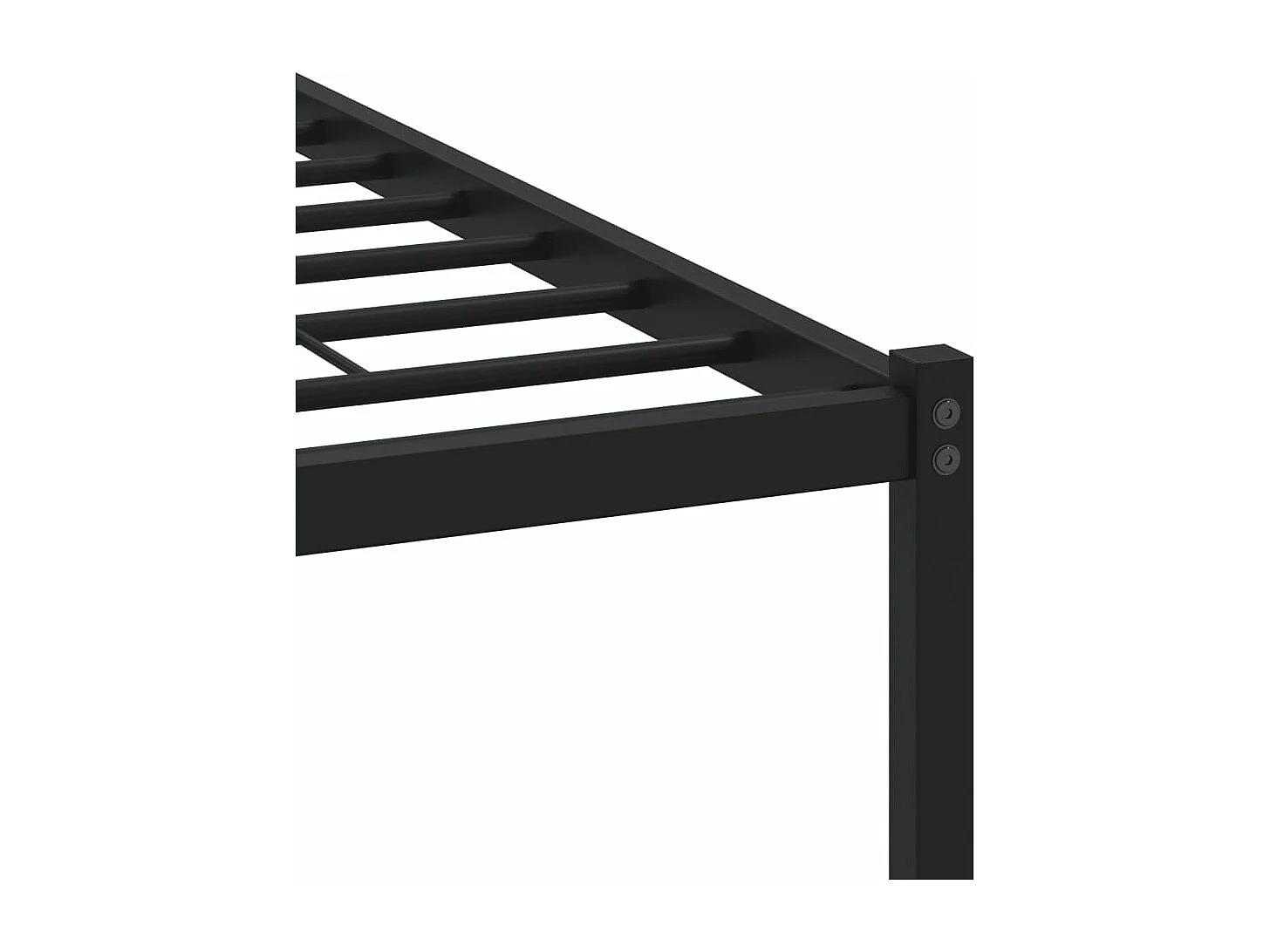 Estructura cama con cabecero sin colchón marrón roble 120x200cm