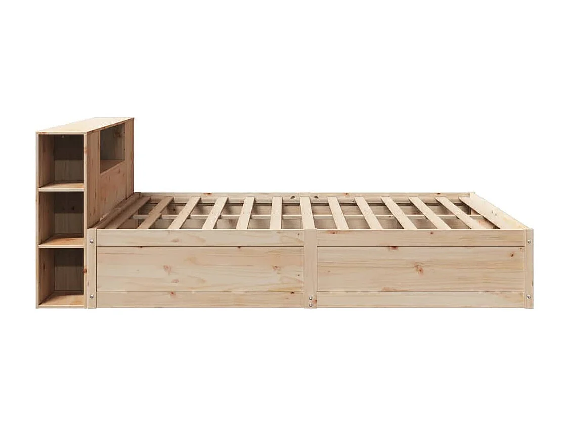 Cadre de lit sans matelas 200x200 cm bois massif de pin