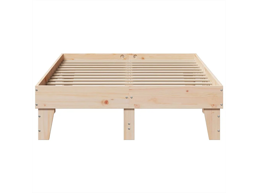 Cama sem colchão 120x190 cm madeira de pinho maciça