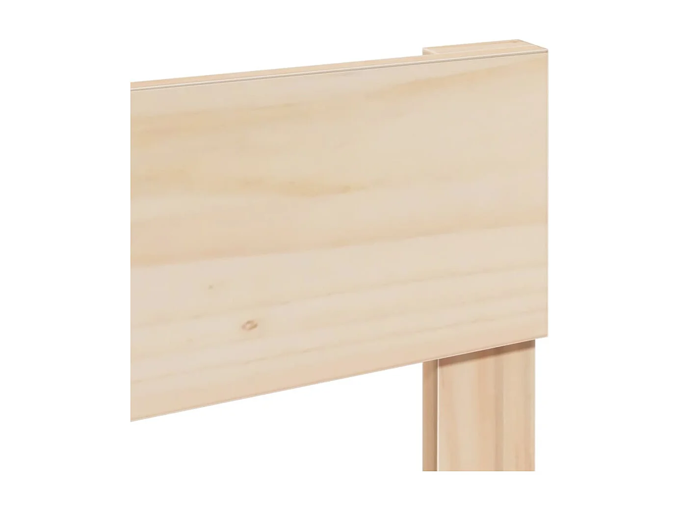 Estructura de cama sin colchón madera maciza de pino 90x190 cm