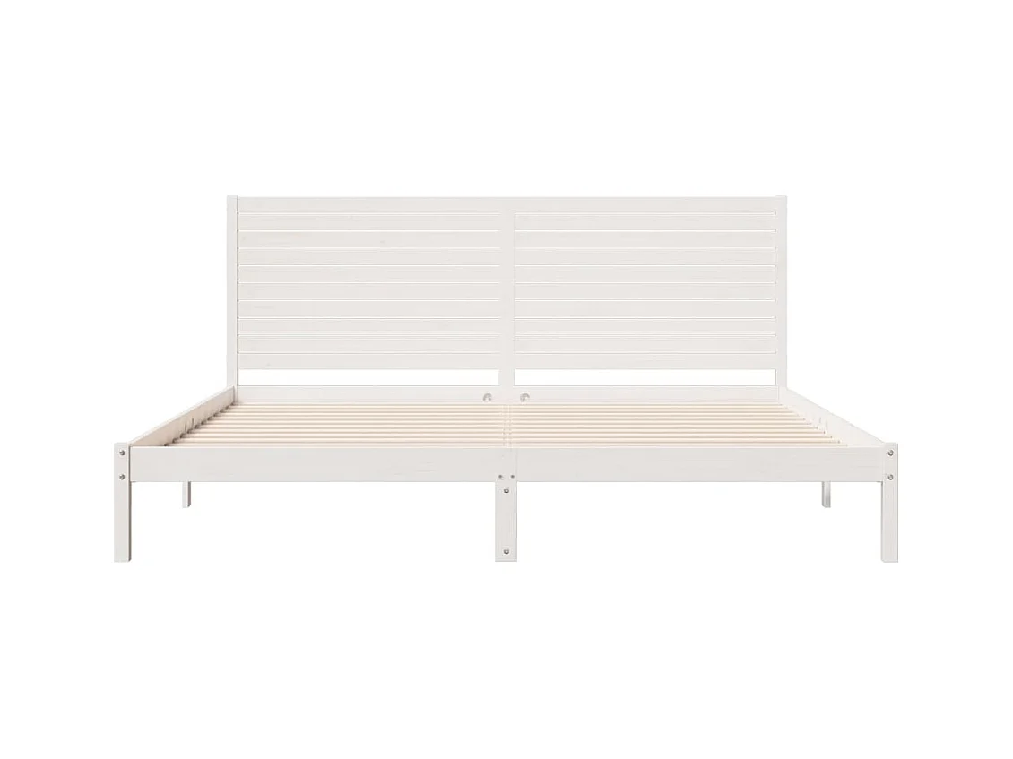 Cama extra longa sem colchão 200x210 cm madeira maciça