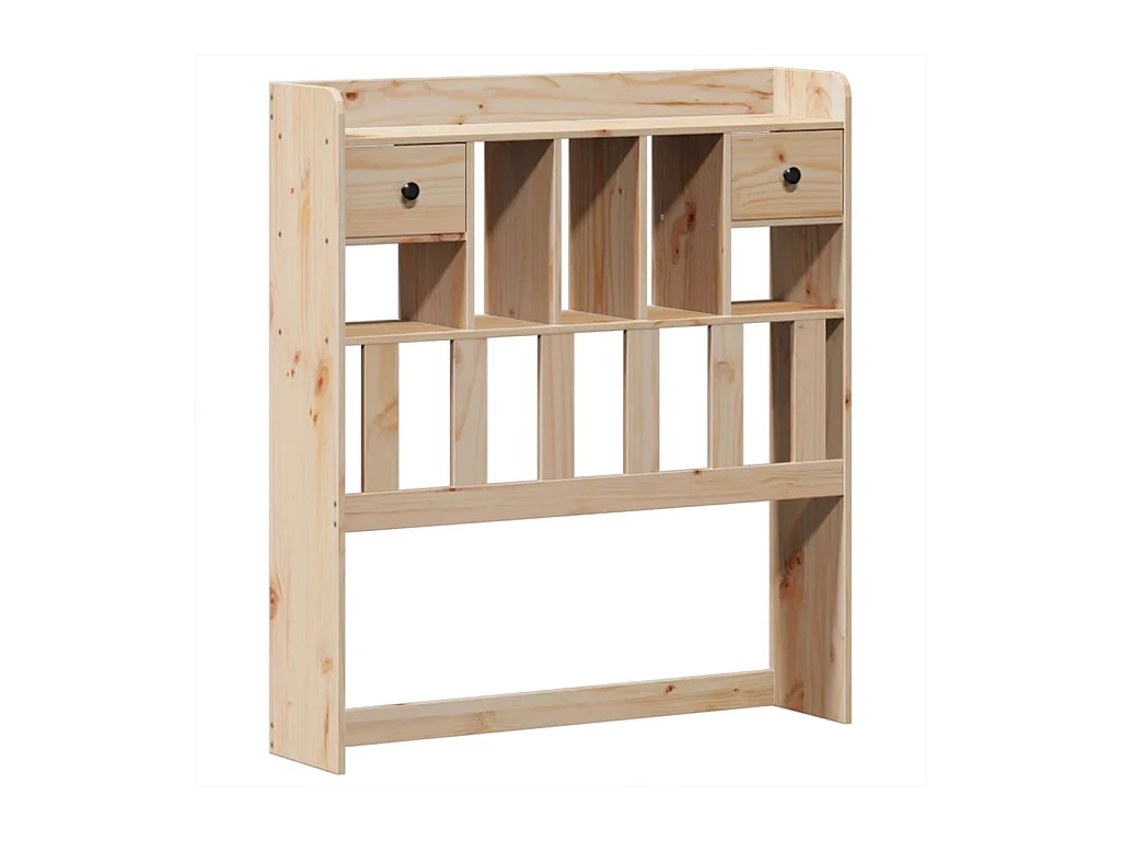 Estructura de cama sin colchón madera maciza pino 75x190 cm
