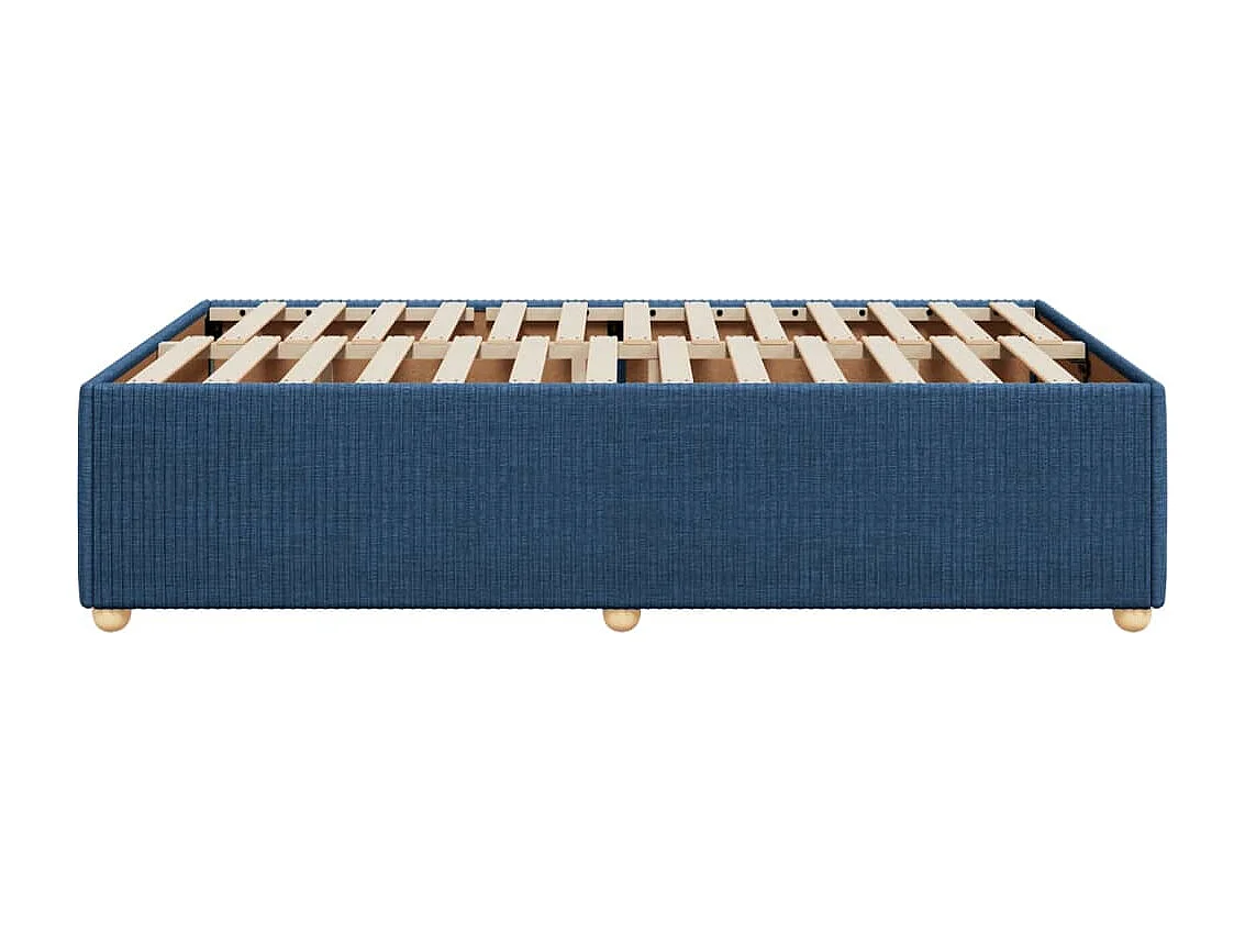 Estructura de cama tela azul 120x190 cm