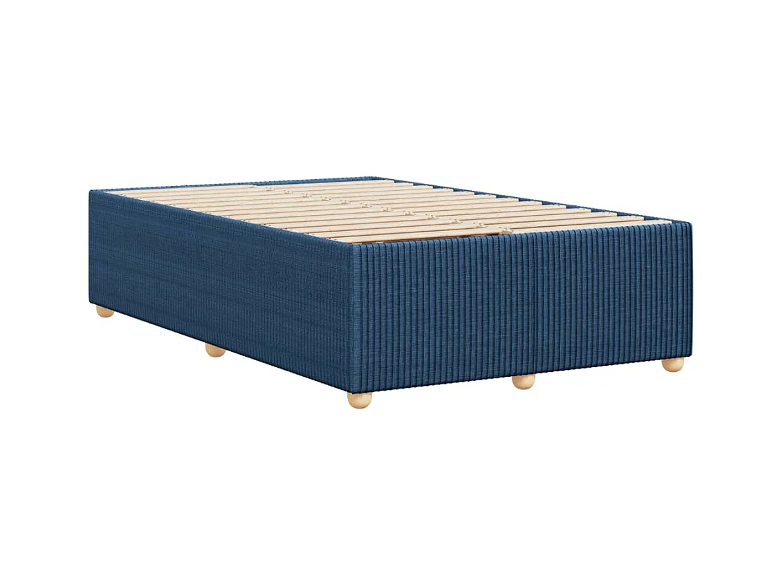 Estructura de cama tela azul 120x190 cm