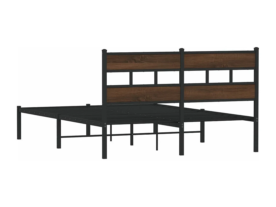 Cadre de lit sans matelas avec tête de lit 137x190 cm