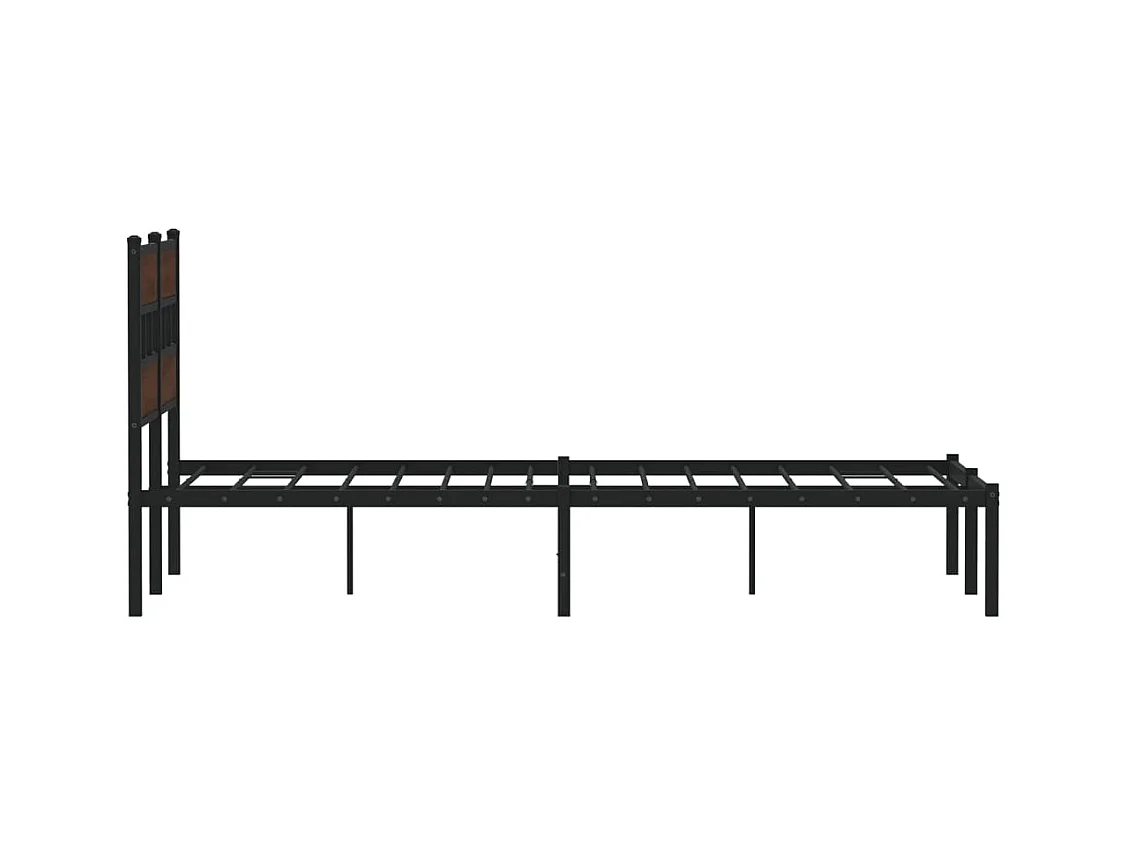 Cadre de lit sans matelas avec tête de lit 120x190 cm