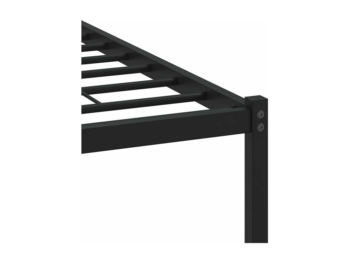 Estructura cama con cabecero sin colchón marrón roble 120x190cm