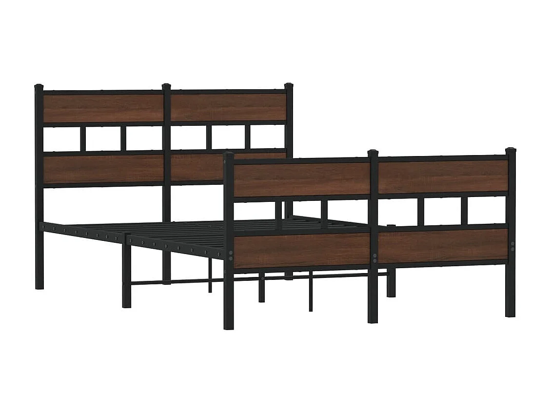 Cama sem colchão com cabeceira e pés 120x190 cm