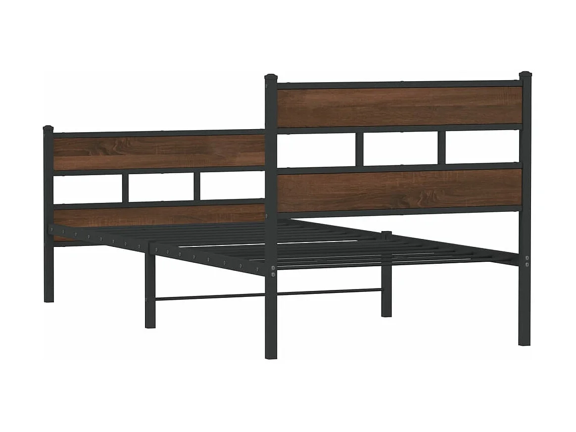 Cama sem colchão com cabeceira e pés 120x190 cm