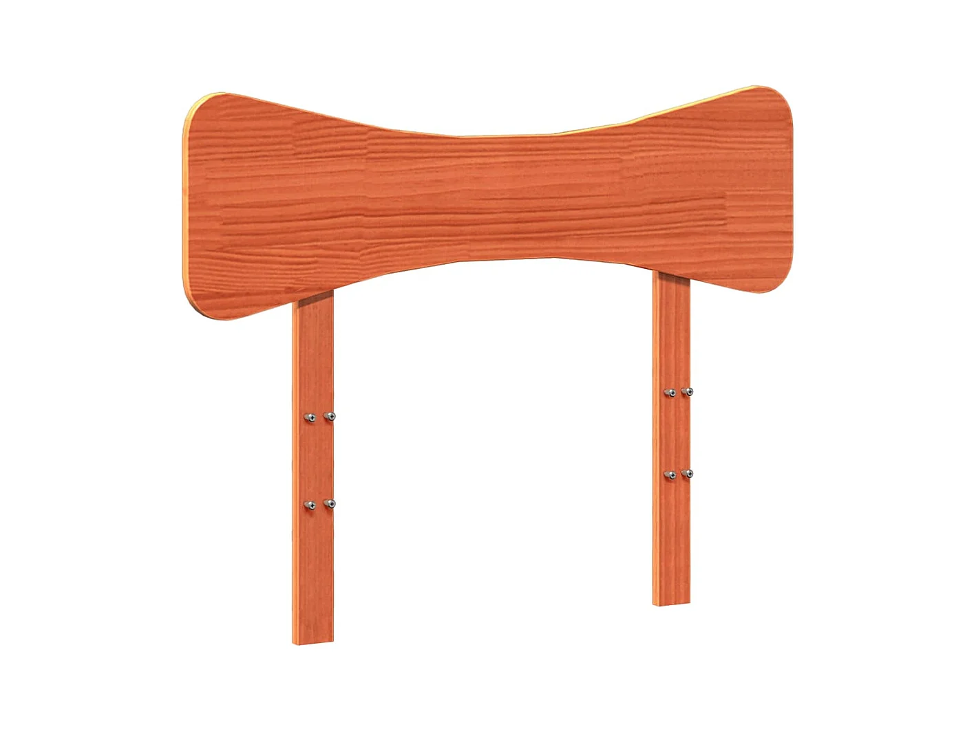 Estructura de cama sin colchón madera de pino marrón 90x200 cm