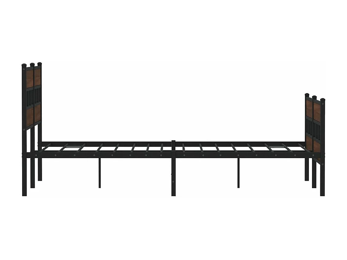 Cama sem colchão com cabeceira e pés 140x190 cm