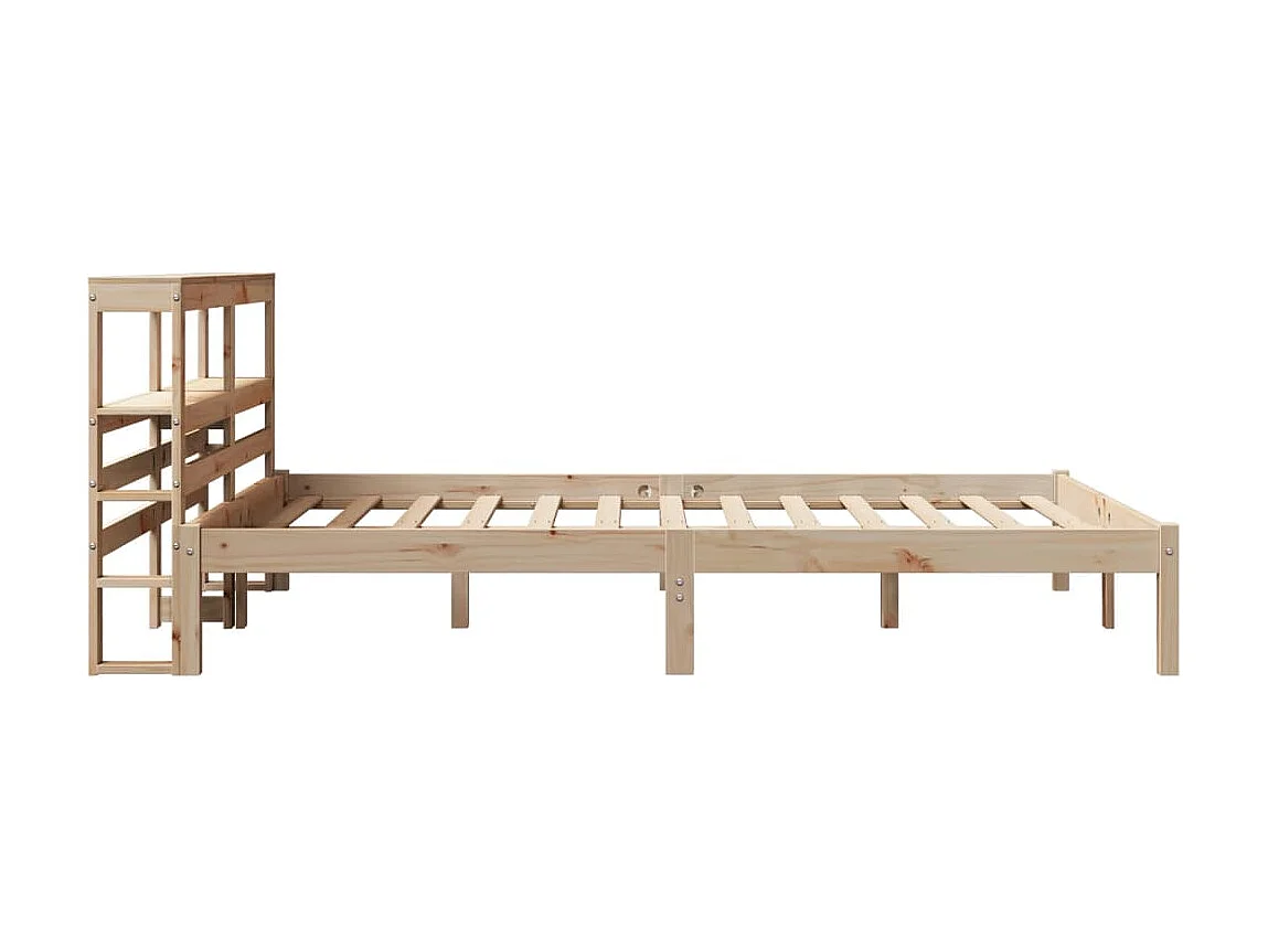 Cama sem colchão 120x190 cm madeira de pinho maciça