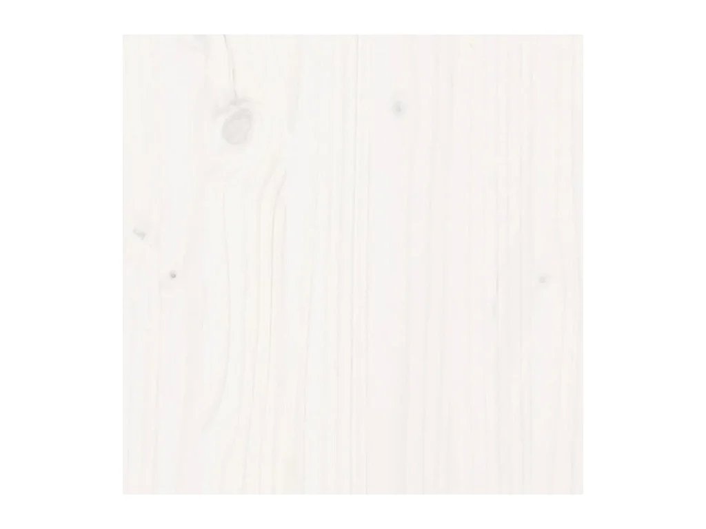 Cadre de lit sans matelas blanc 90x200 cm bois de pin massif