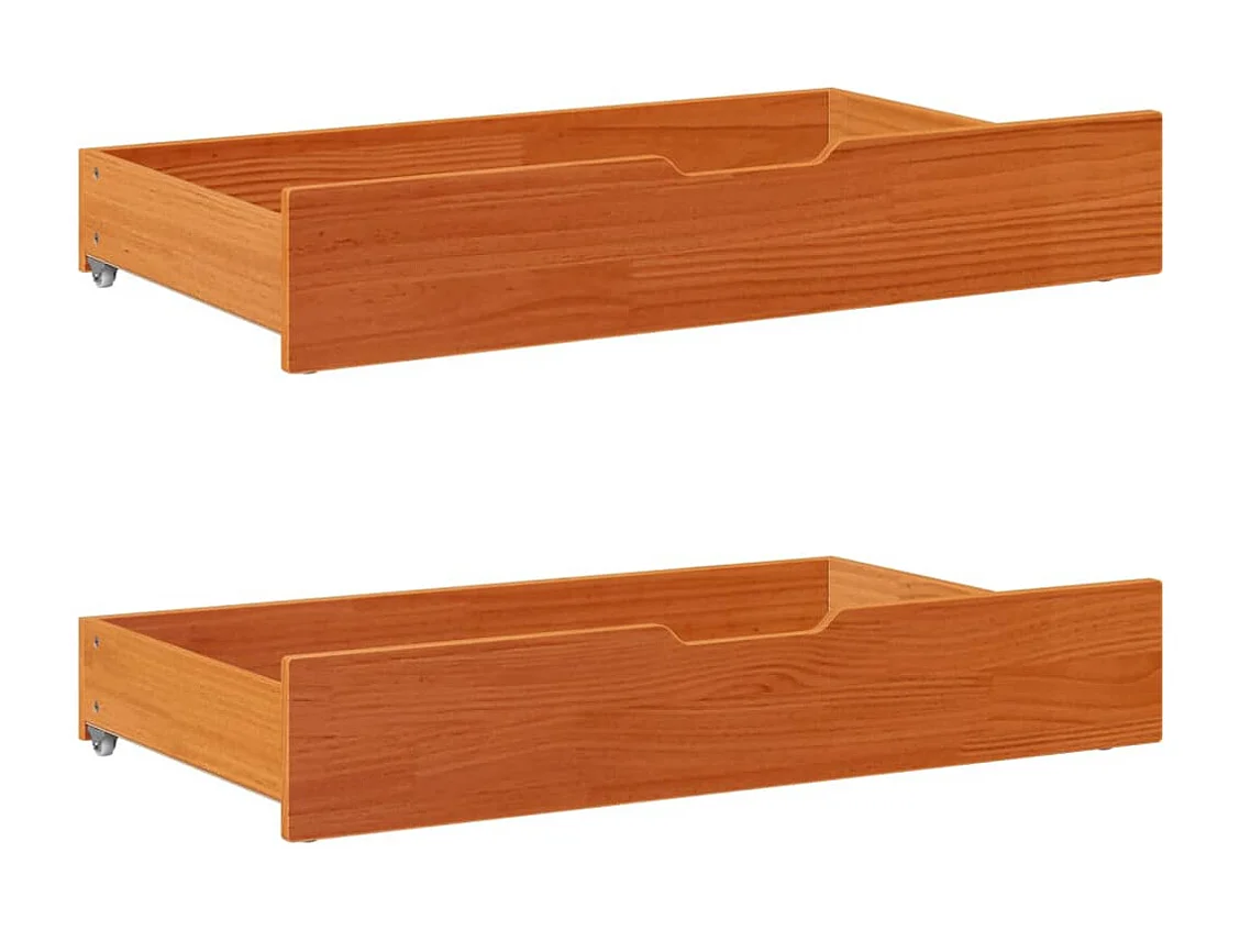 Estructura de cama sin colchón madera maciza marrón 120x190 cm