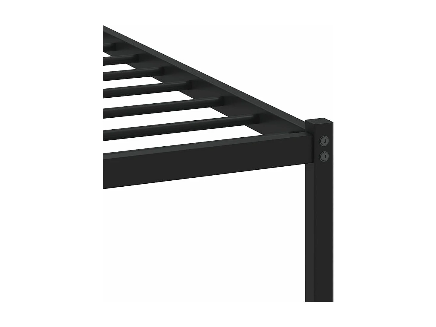 Estructura cama con cabecero sin colchón marrón roble 180x200cm