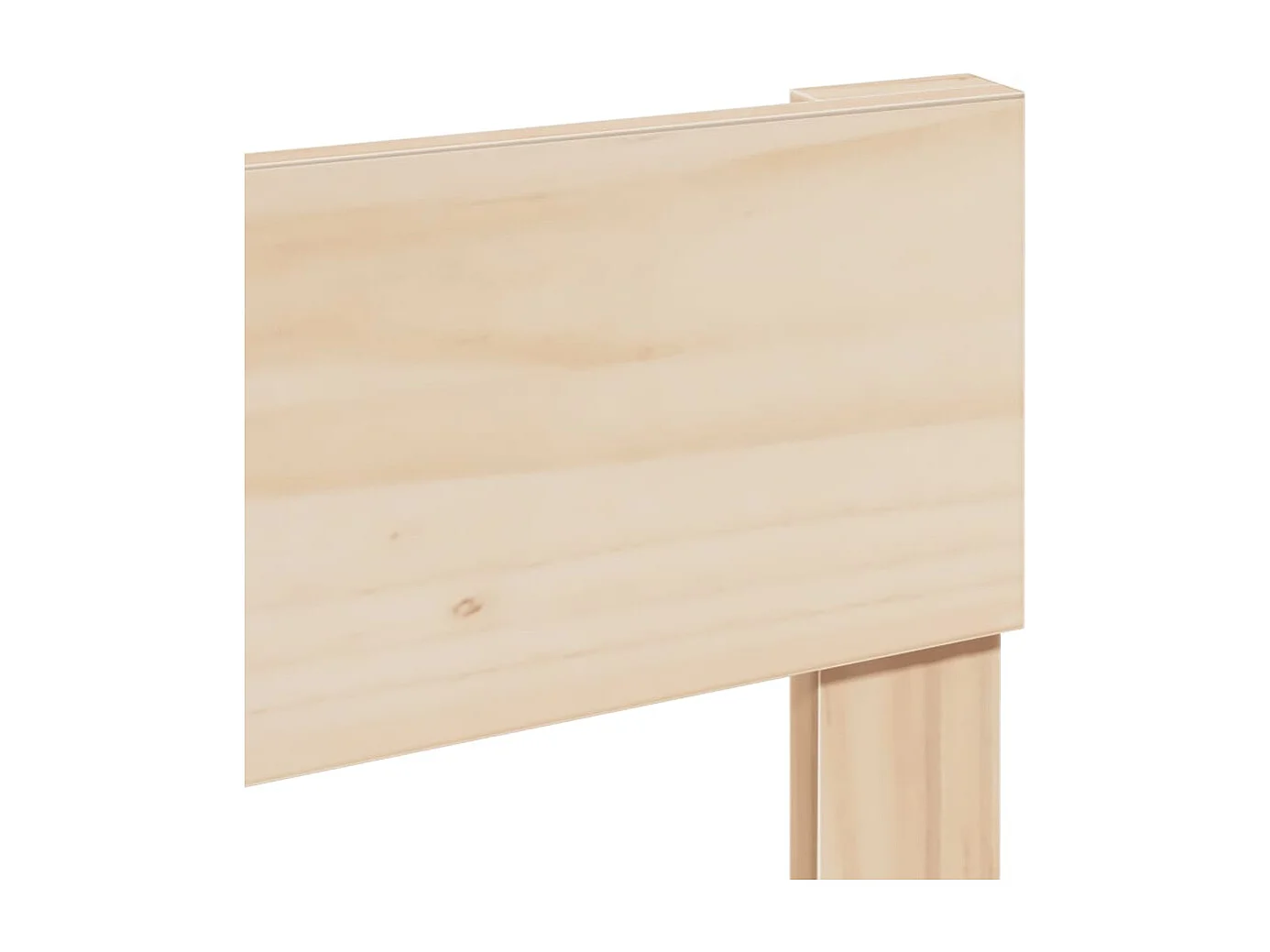 Cadre de lit sans matelas 100x200 cm bois massif de pin