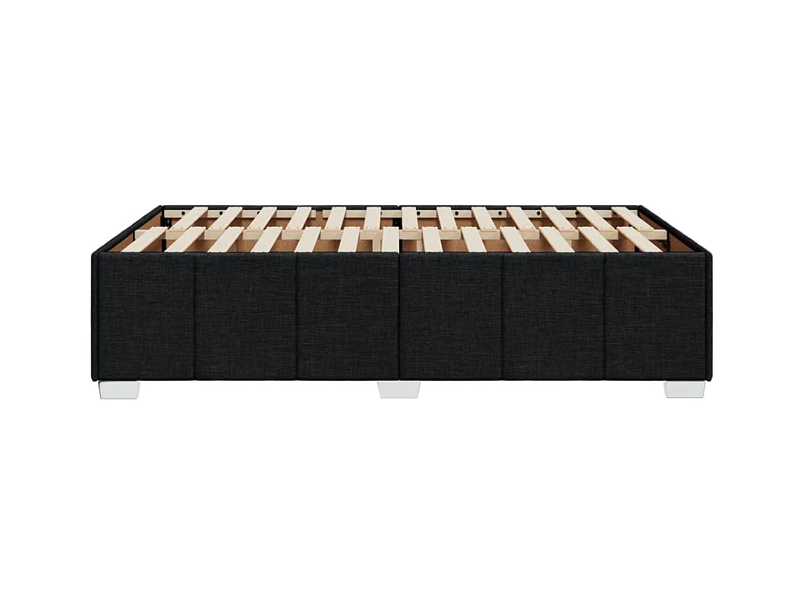 Estrutura de cama 120x190 cm tecido preto