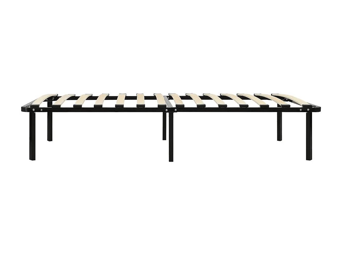 Estructura de cama de metal negro 100x200 cm