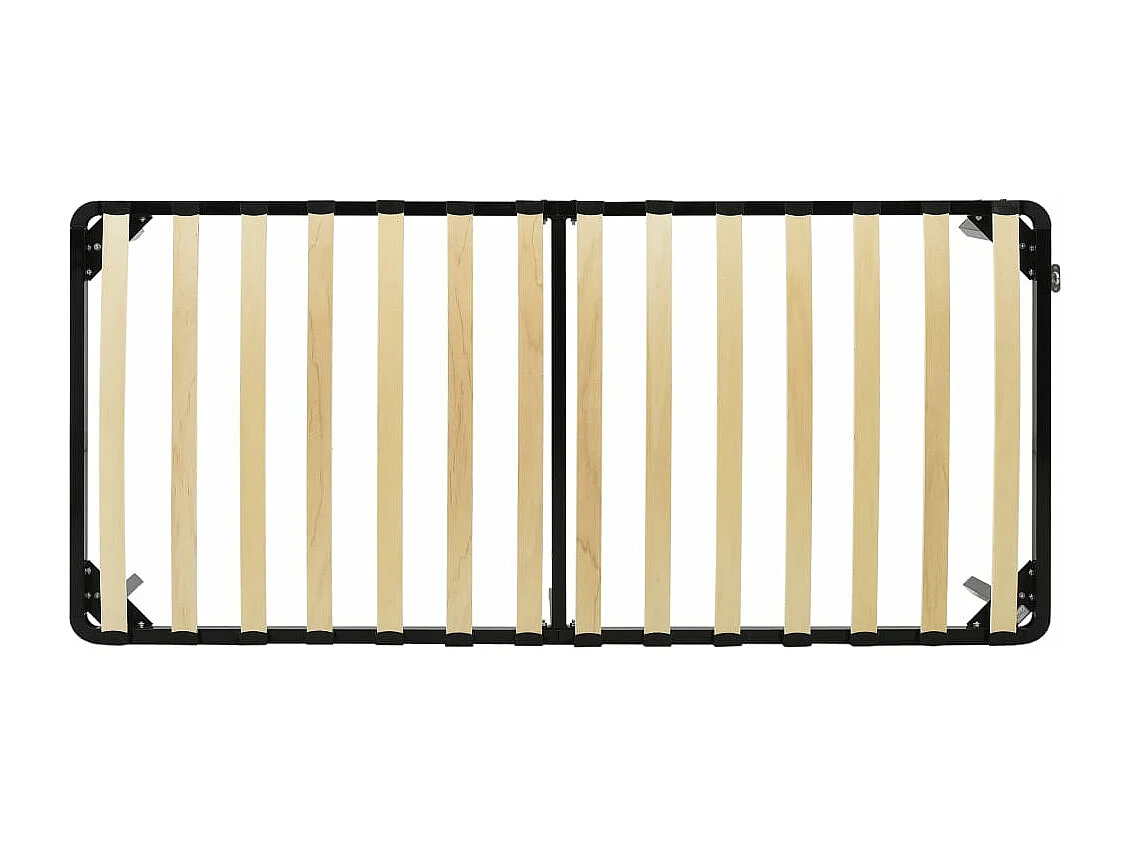 Estructura de cama de metal negro 100x200 cm