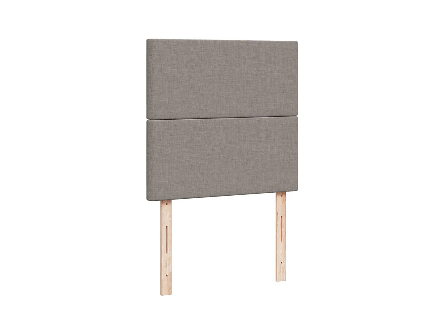 Sommier à lattes de lit avec matelas Taupe 80x200 cm Tissu