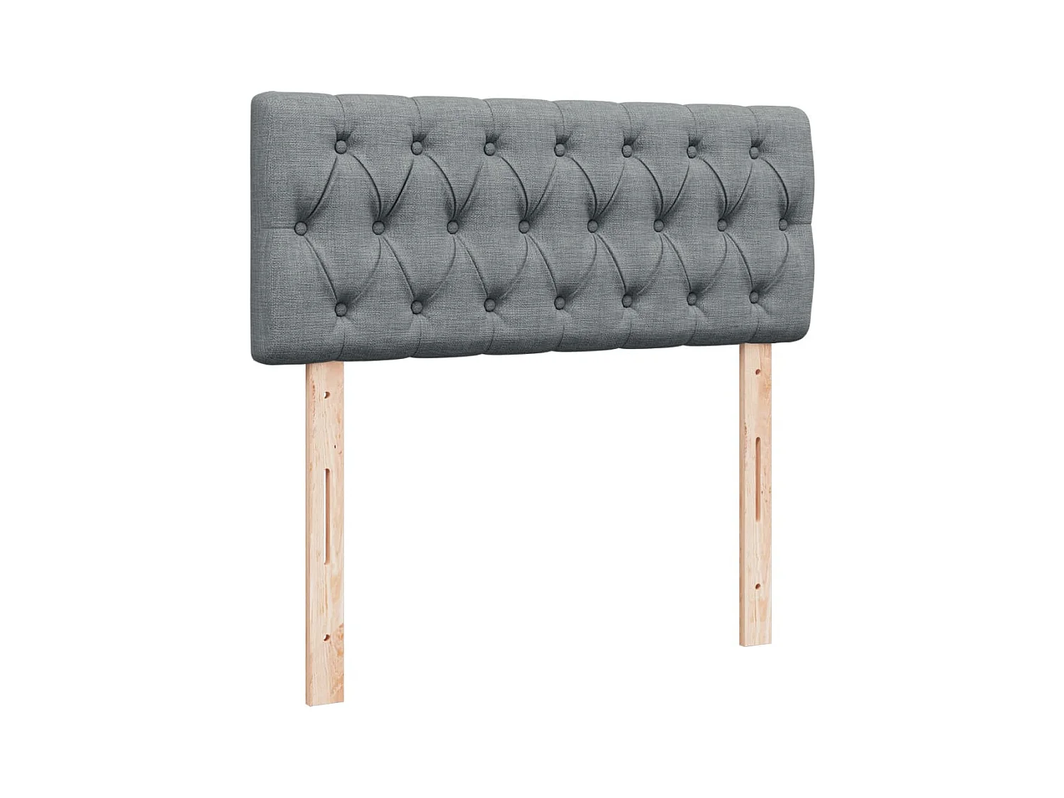 Cama boxspring com colchão 120x190 cm tecido cinzento-claro