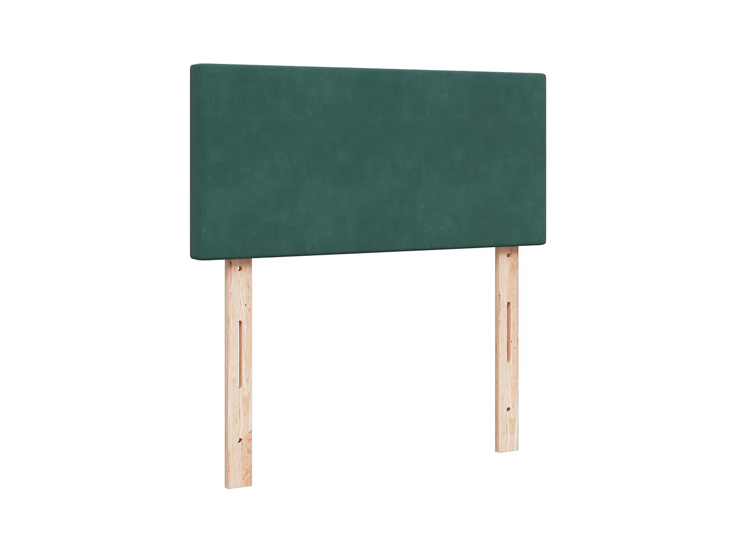 Sommier à lattes de lit avec matelas Vert foncé 90x190 cm