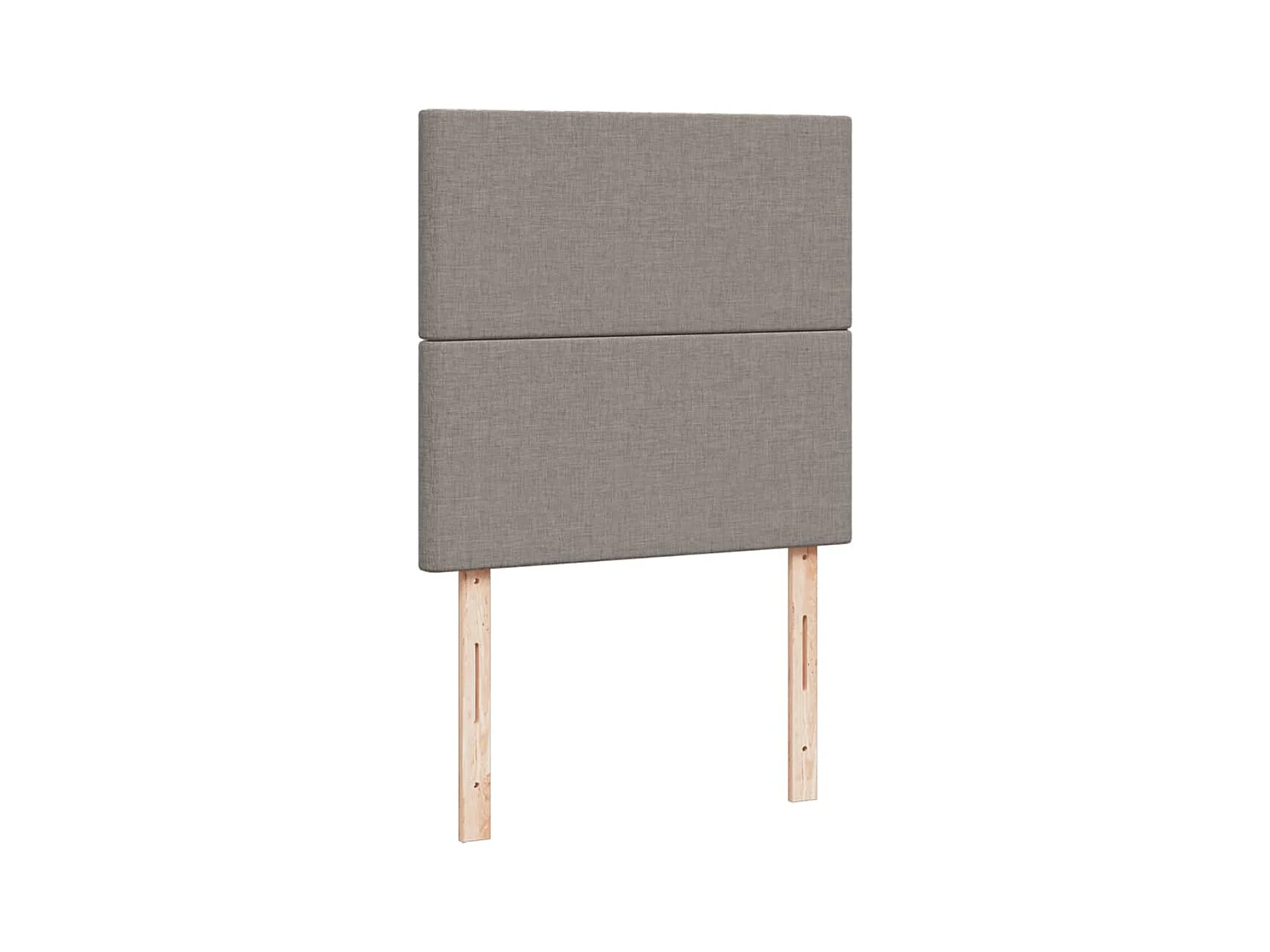 Sommier à lattes de lit avec matelas Taupe 80x200 cm Tissu