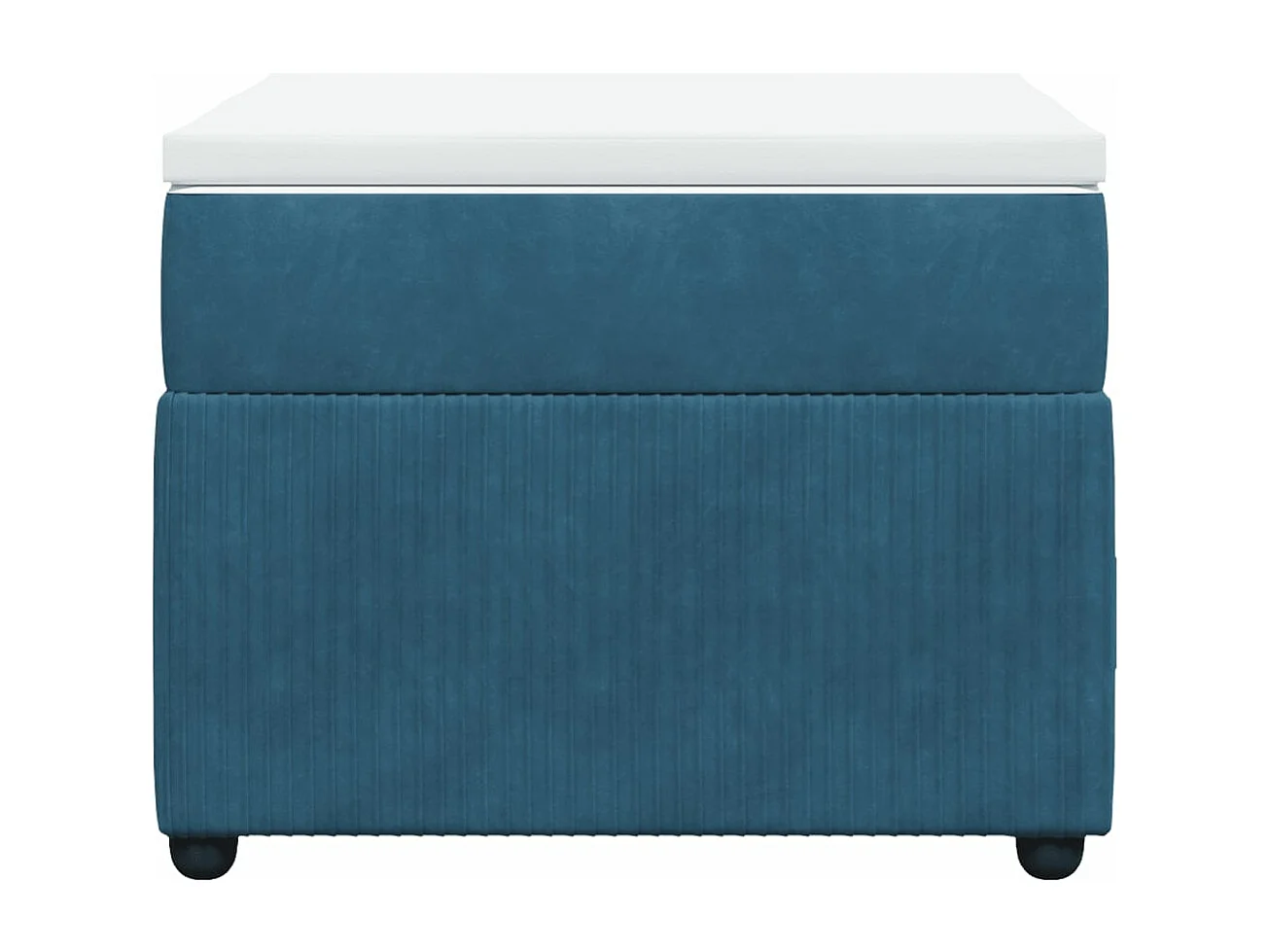 Sommier à lattes de lit avec matelas Bleu foncé 90x200 cm