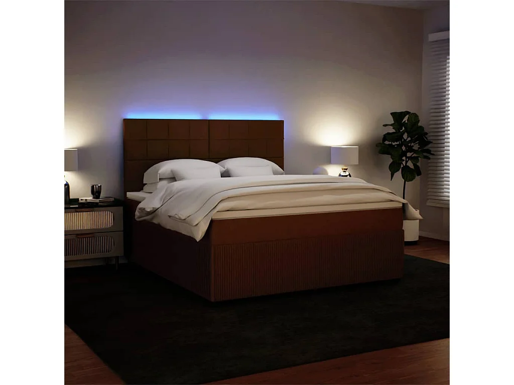 Cama com molas/colchão 180x200 cm veludo rosa