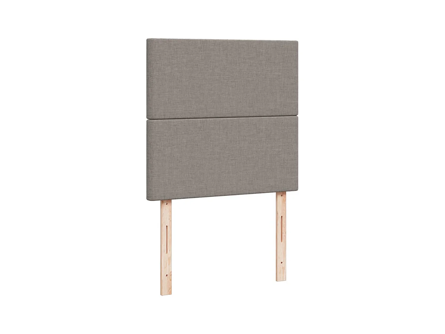 Sommier à lattes de lit avec matelas Taupe 90x200 cm Tissu