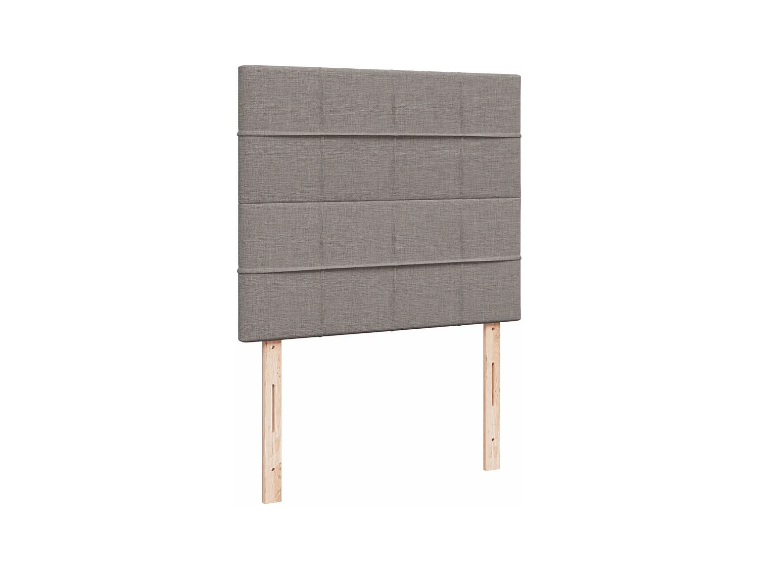 Cama boxspring c/ colchão 120x190cm tecido castanho-acinzentado
