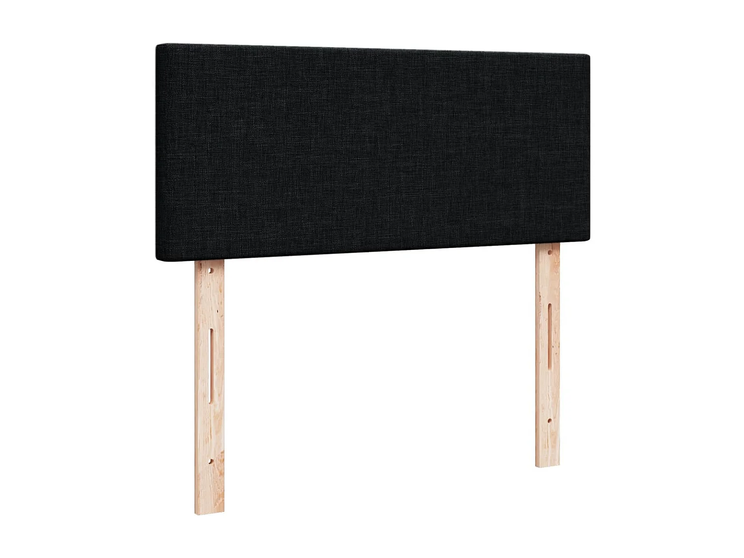 Sommier à lattes de lit avec matelas Noir 120x200 cm Tissu
