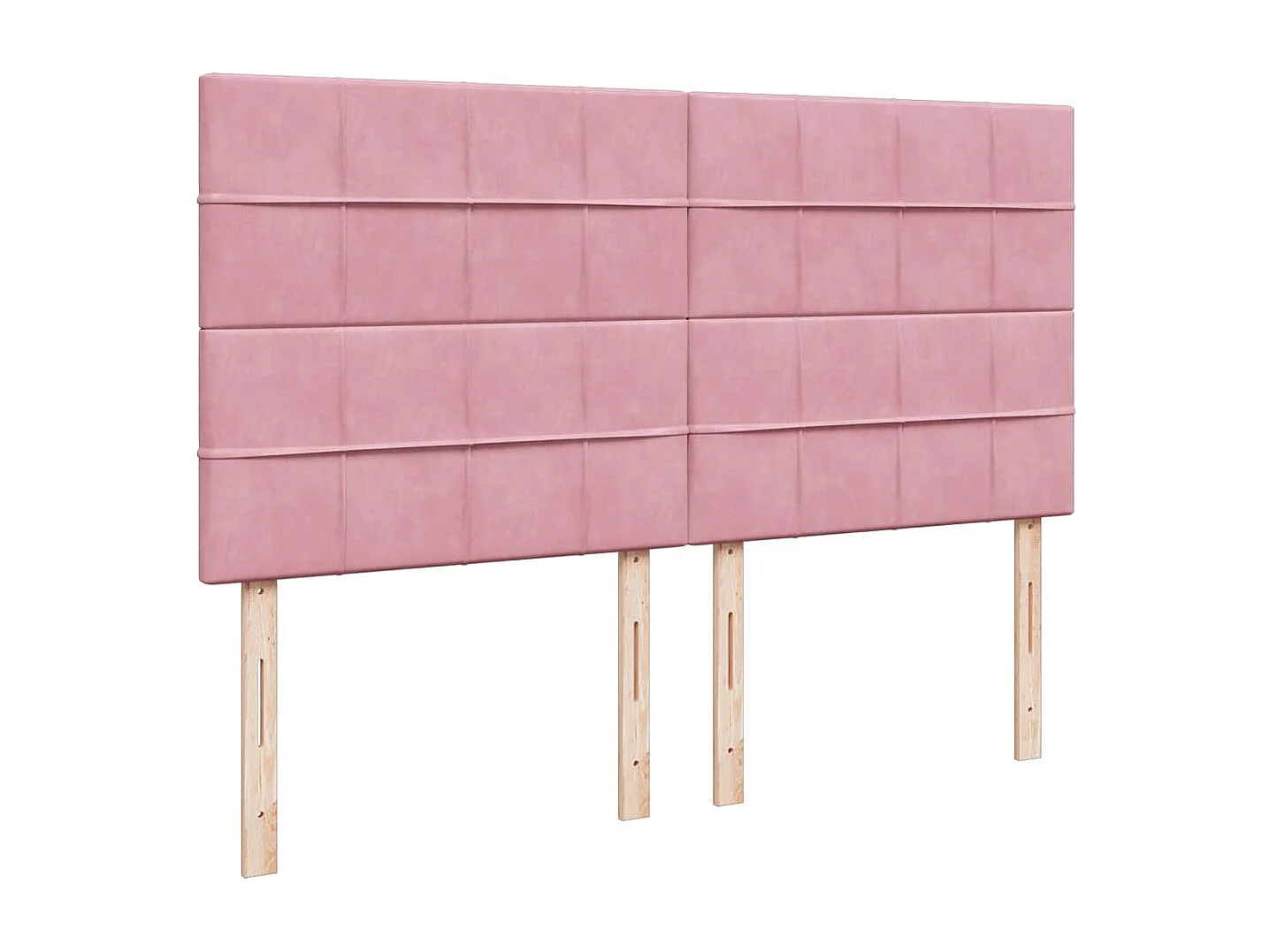 Cama com molas/colchão 180x200 cm veludo rosa