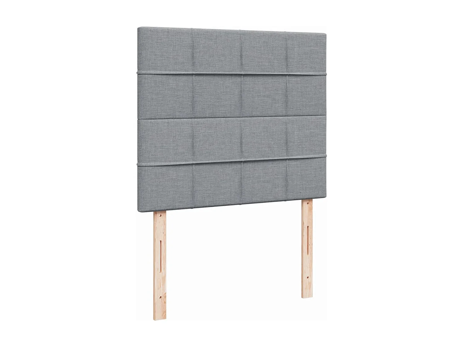 Sommier à lattes de lit avec matelas Gris clair 120x200cm Tissu