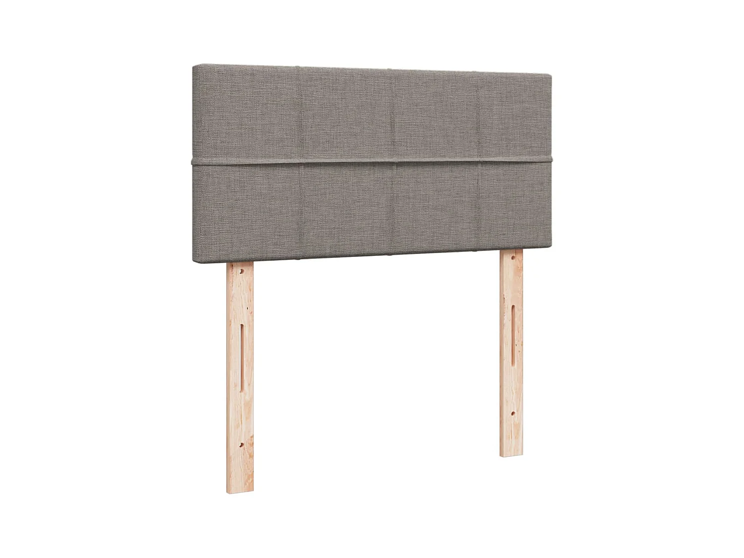 Sommier à lattes de lit avec matelas Taupe 80x200 cm Tissu