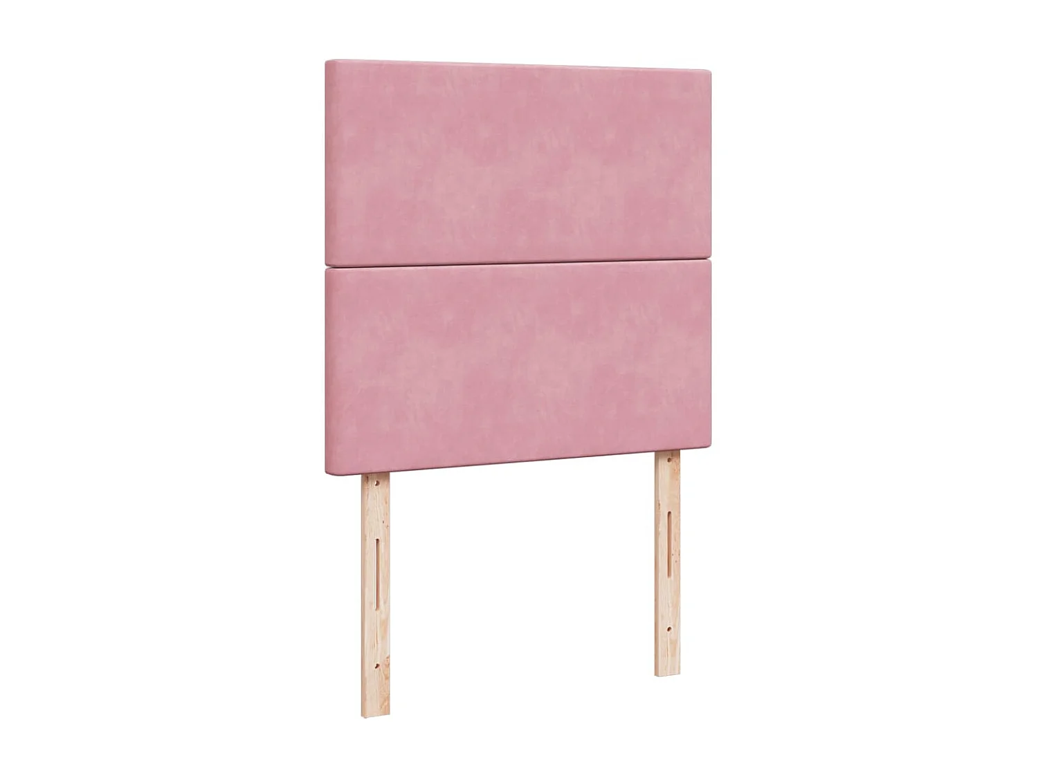 Cama com molas/colchão 90x200 cm veludo rosa