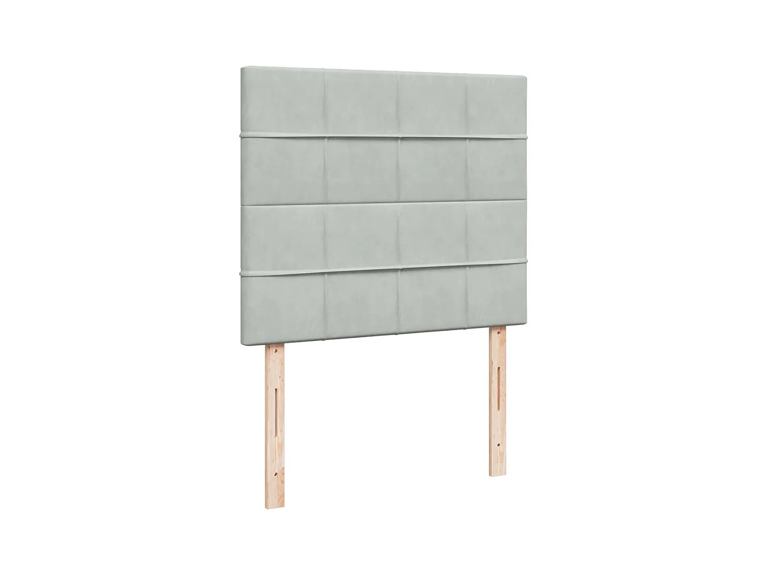 Cama boxspring com colchão 120x190 cm veludo cinzento-claro