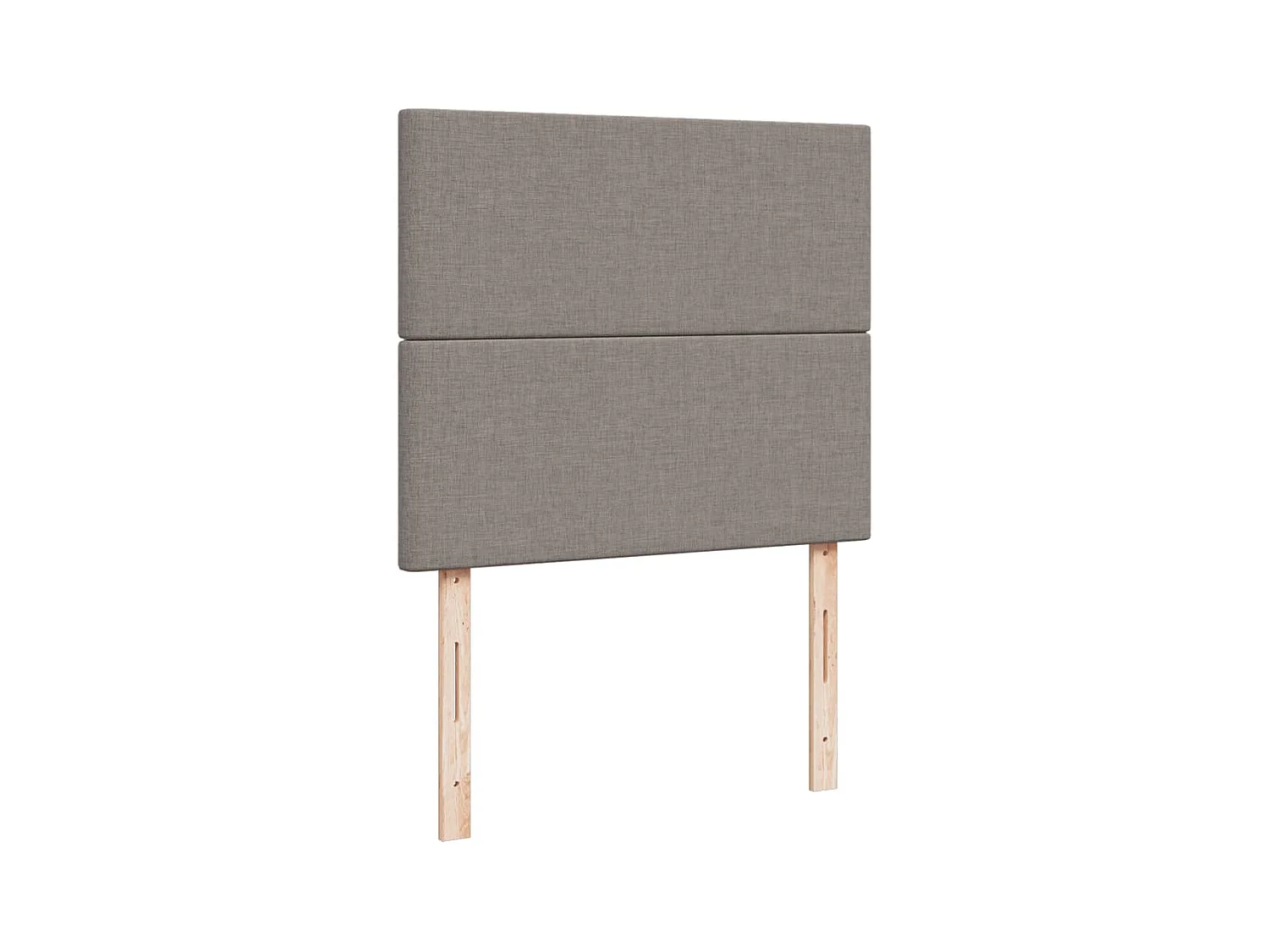 Sommier à lattes de lit avec matelas taupe 120x190 cm tissu