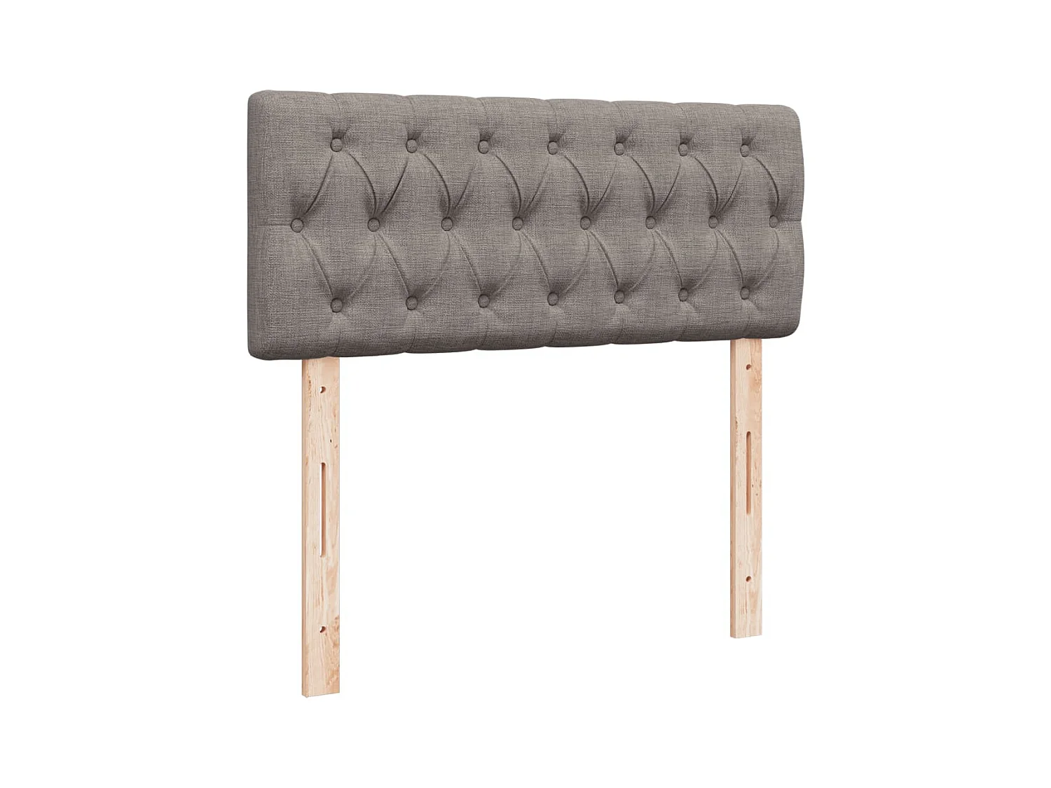 Cama boxspring c/ colchão 120x190cm tecido castanho-acinzentado