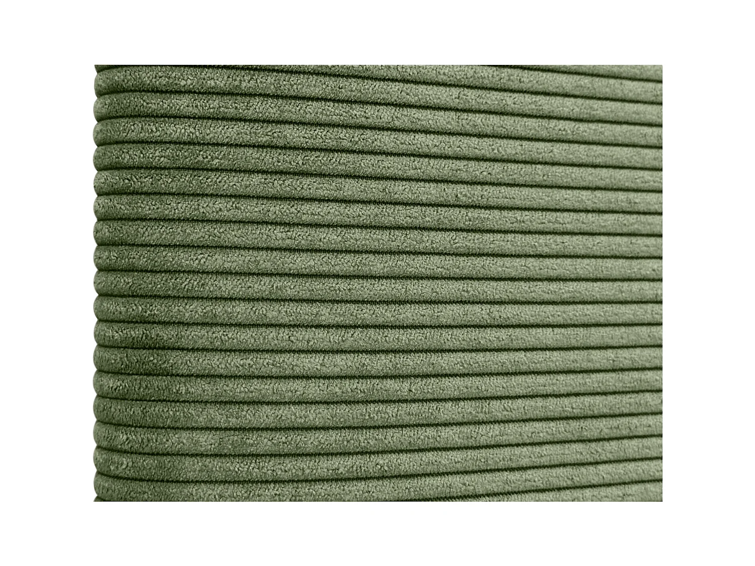 DHOME Testiera in velluto a coste tinta unita 135x105 con gambe letto 120/135/140 - Verde giungla