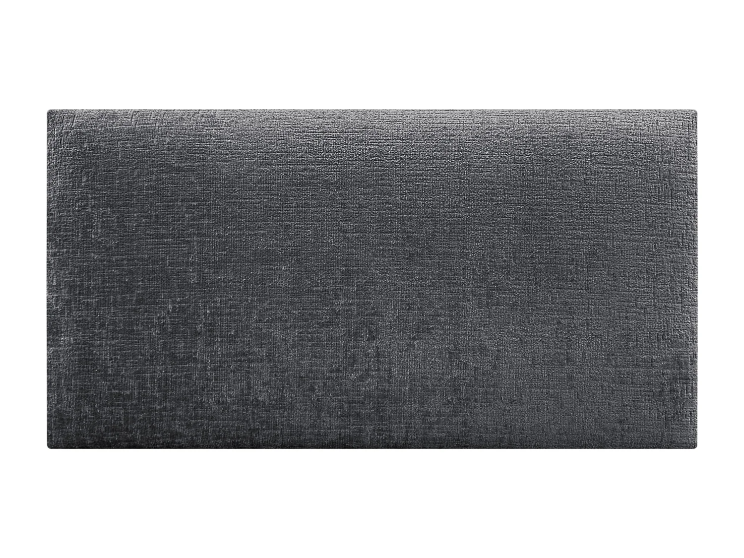 DHOME Tête de Lit en laine naturelle 110x50cm pour Lit 105/110 - Gris foncé