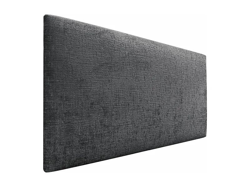 DHOME Tête de Lit en laine naturelle 110x50cm pour Lit 105/110 - Gris foncé
