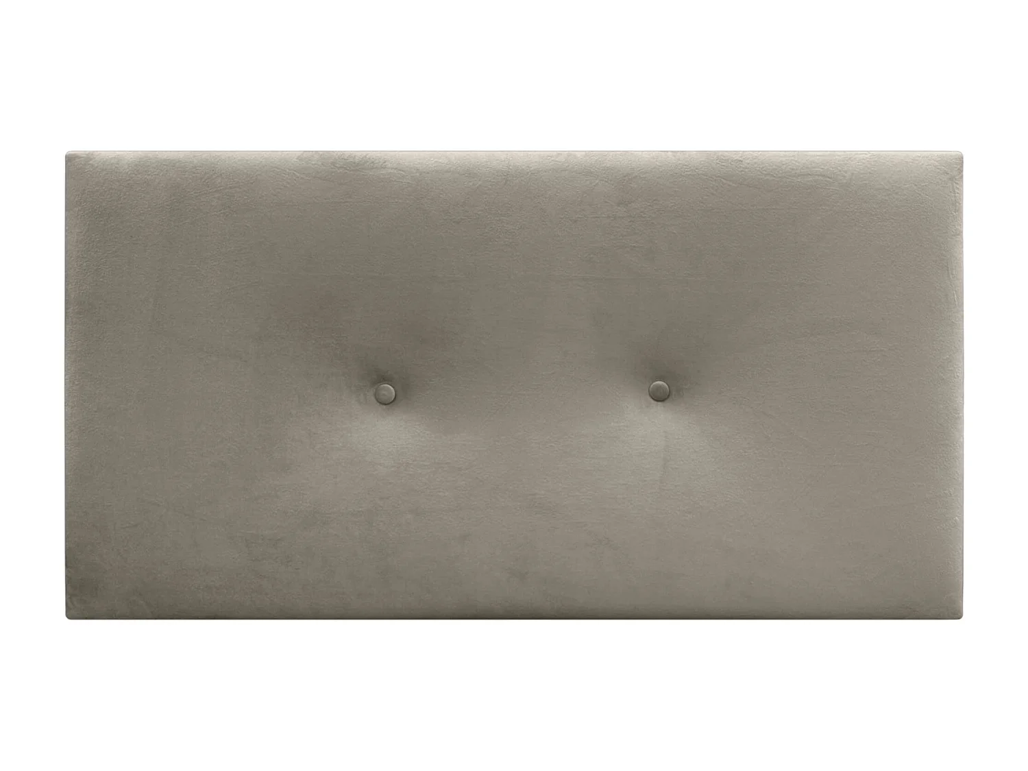 DHOME Tête de Lit Velours Lisse avec Boutons 110x60 Lits 105 - Marron